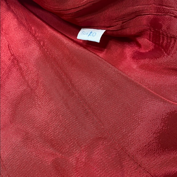 Prophecy Bohemian Women’s Blazer Red and Cream Bold Patterned - Picture 9 of 10